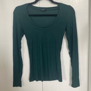 dynamite green long sleeve top